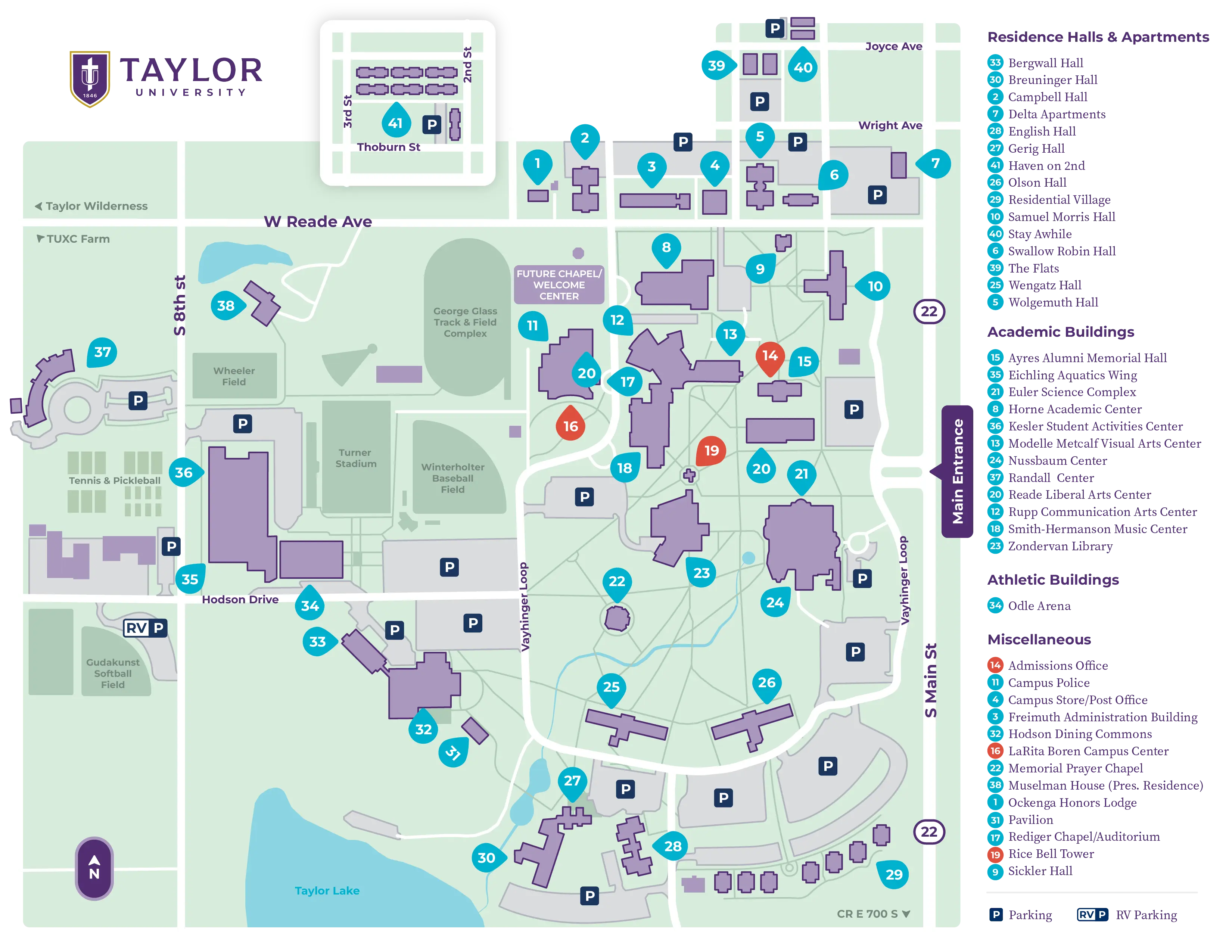 campus map