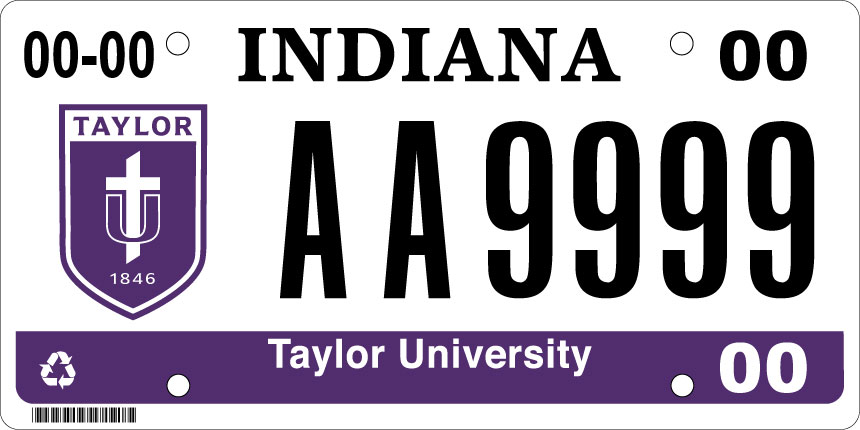 TU License Plate