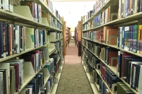 The stacks in Zondervan Library
