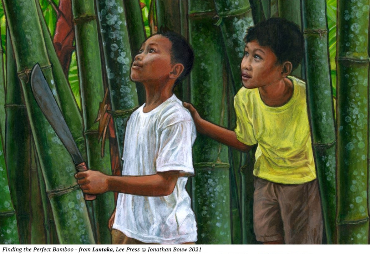illustration of two Filipino boys