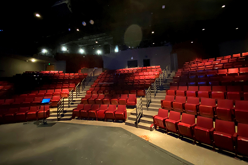 chairs in Mitchell Theatre