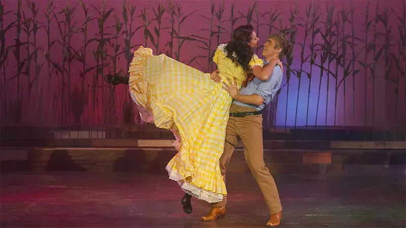 A couple dancing in Oklahoma!