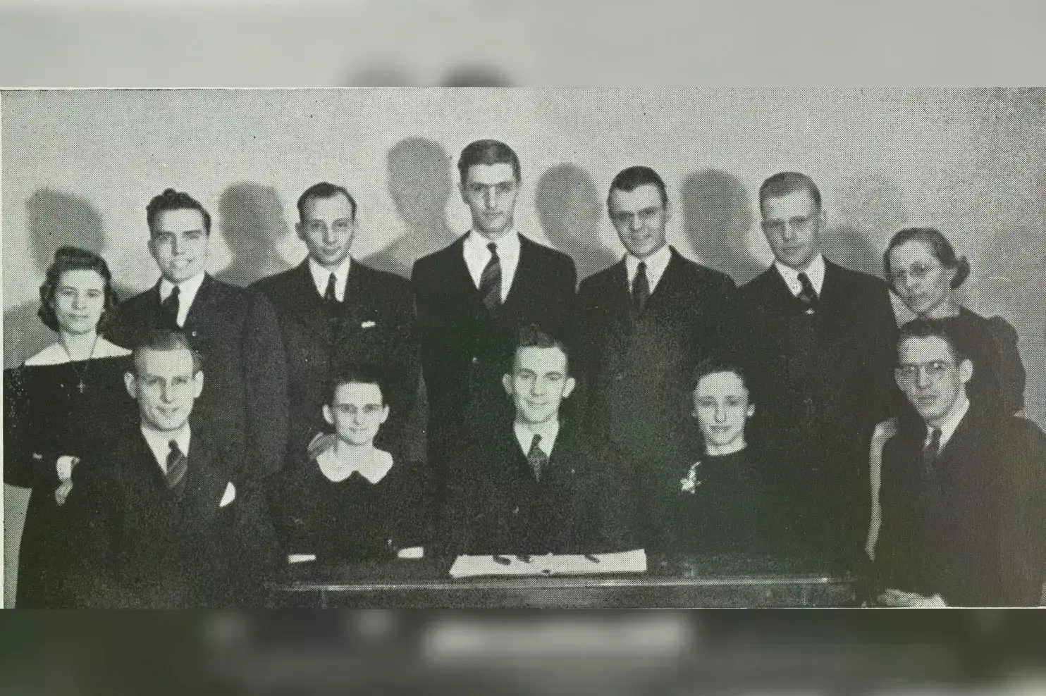 group of student leaders in 1930
