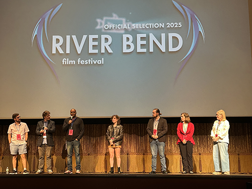 River Bend film festival stage