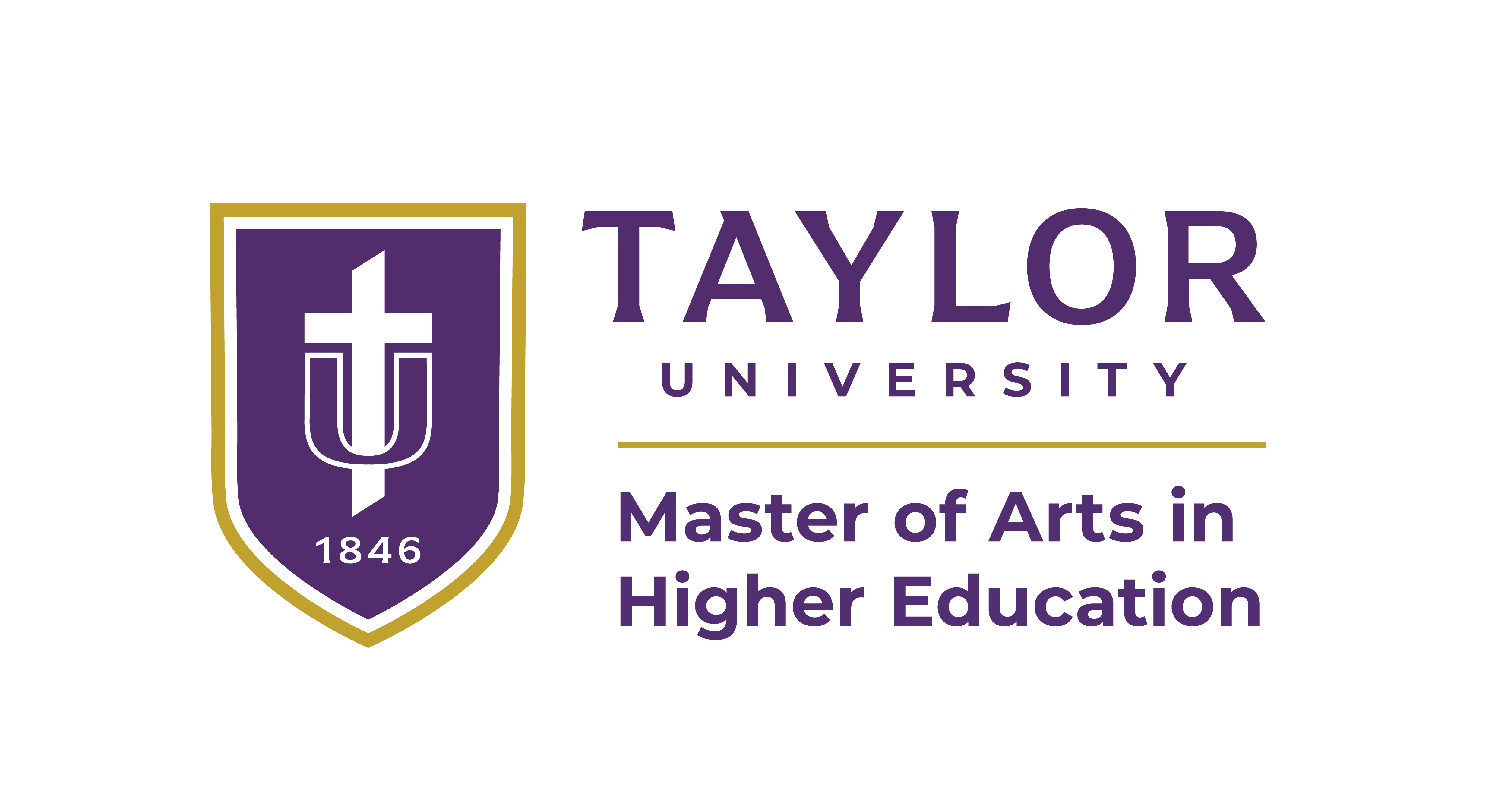 Taylor University MAHE Vertical Logo