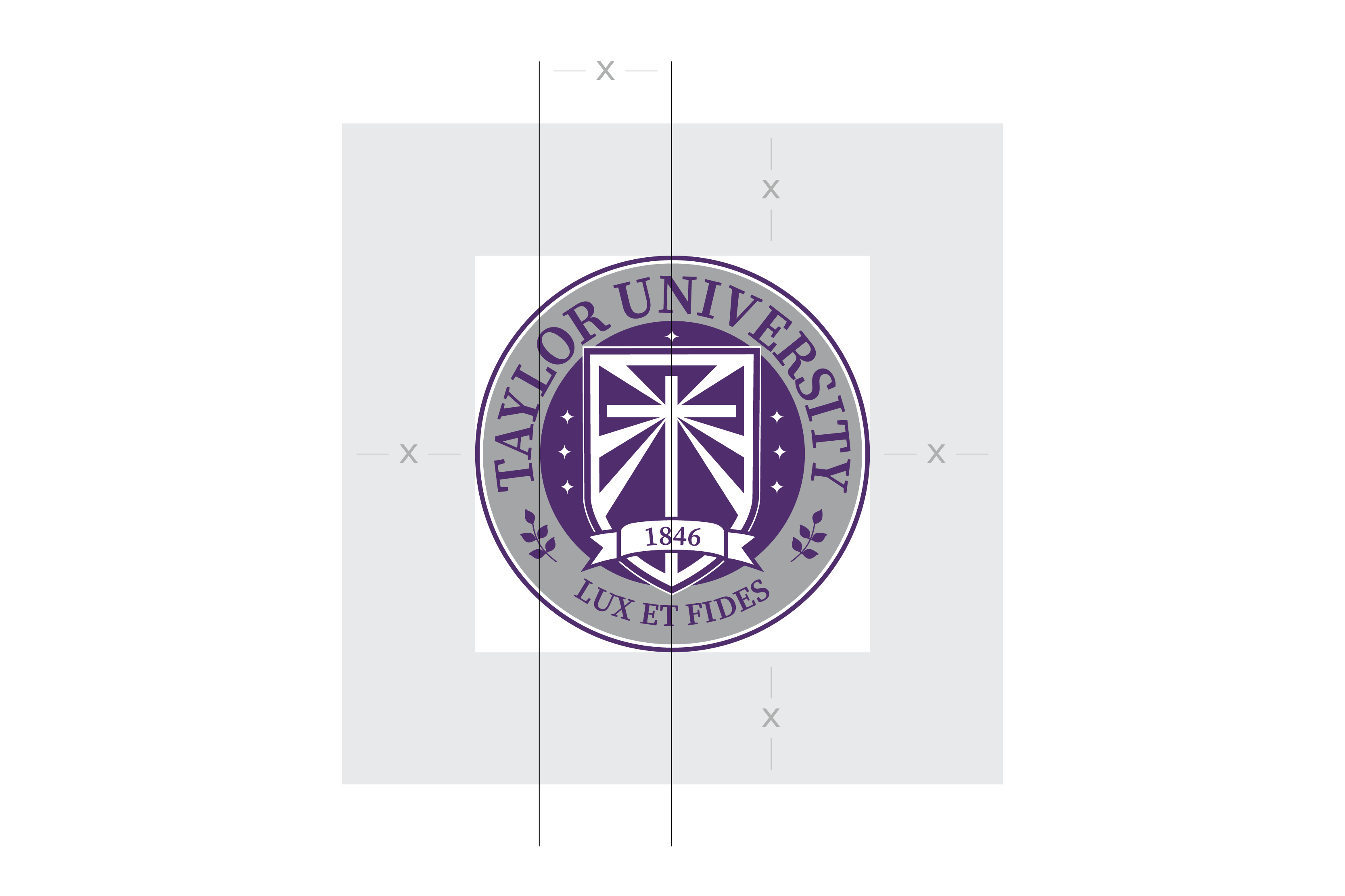 Taylor University Gray Seal Clear Space