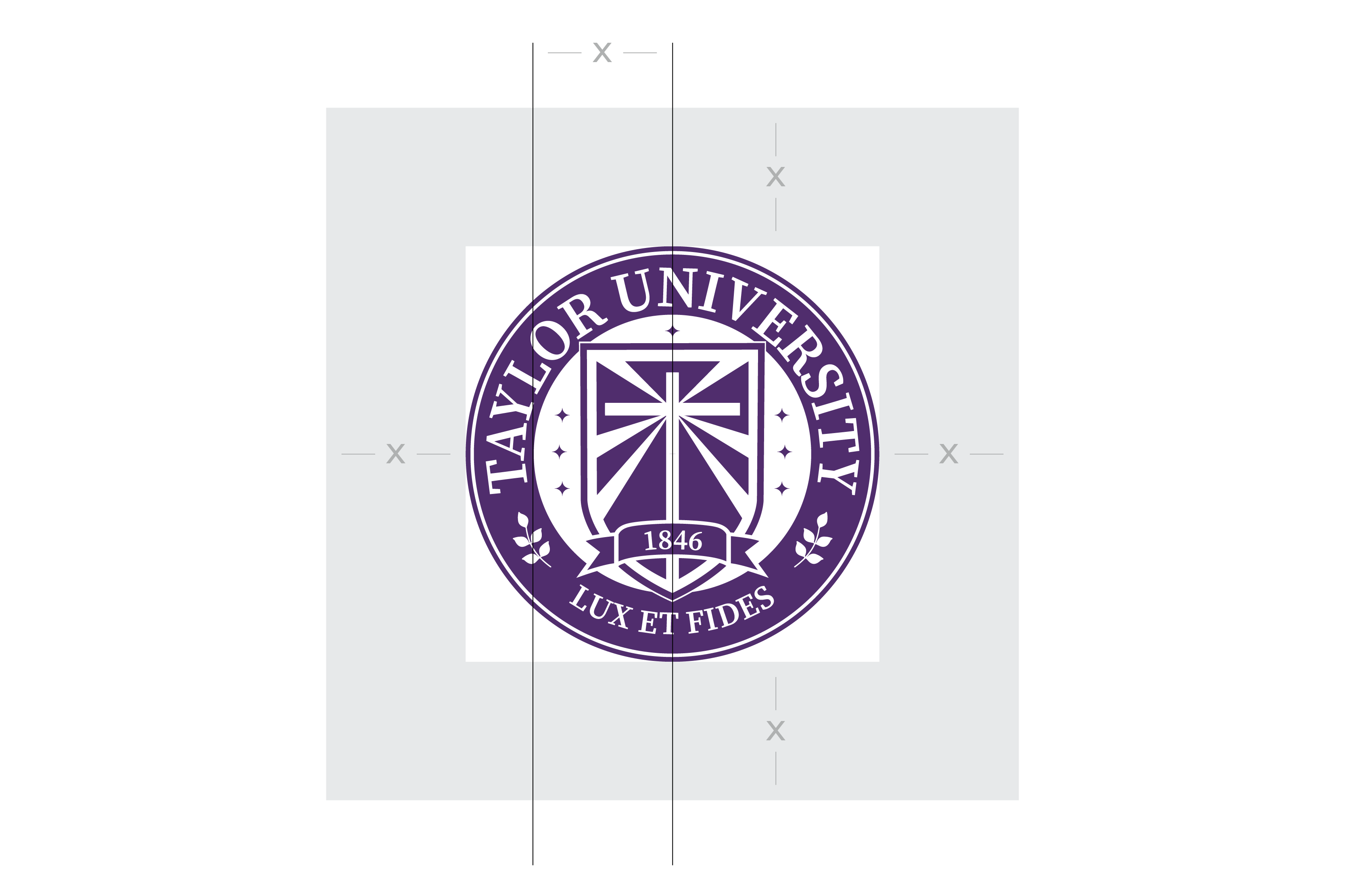 Taylor University Seal Clear Space