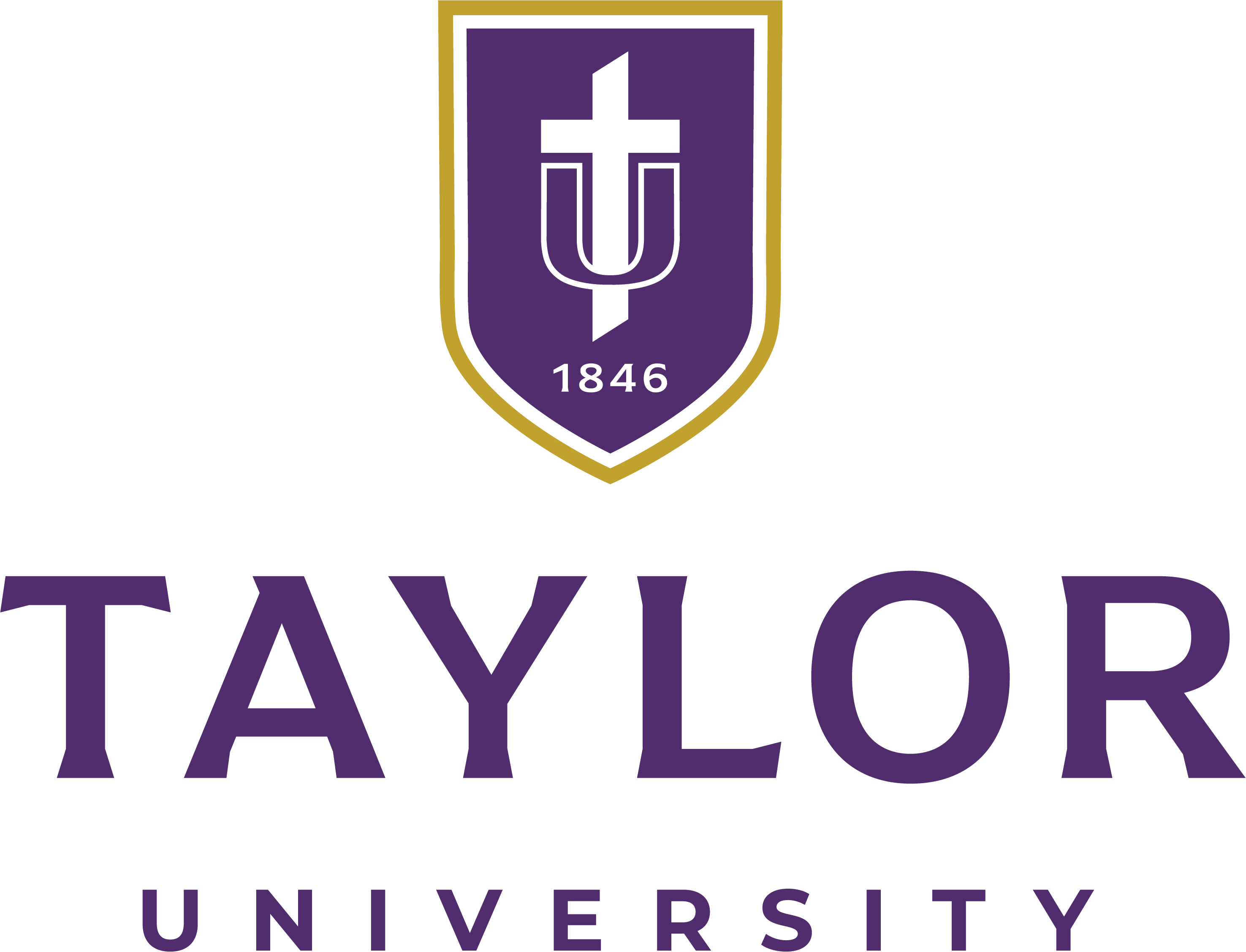 Taylor University Vertical Logo