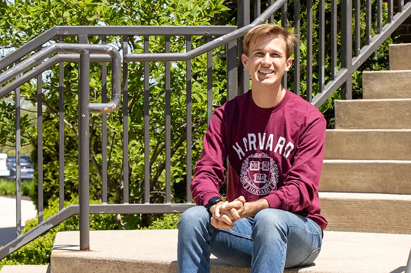 zane callison sitting outside