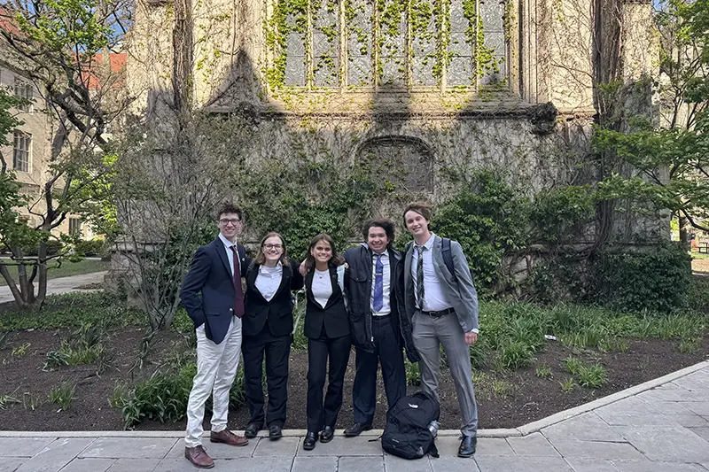 The Ethics Bowl team at the University of Chicago