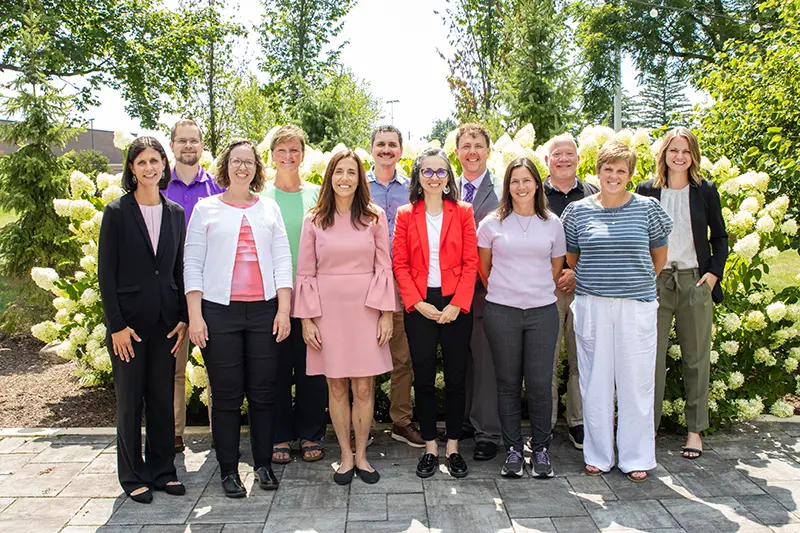 group of new faculty members