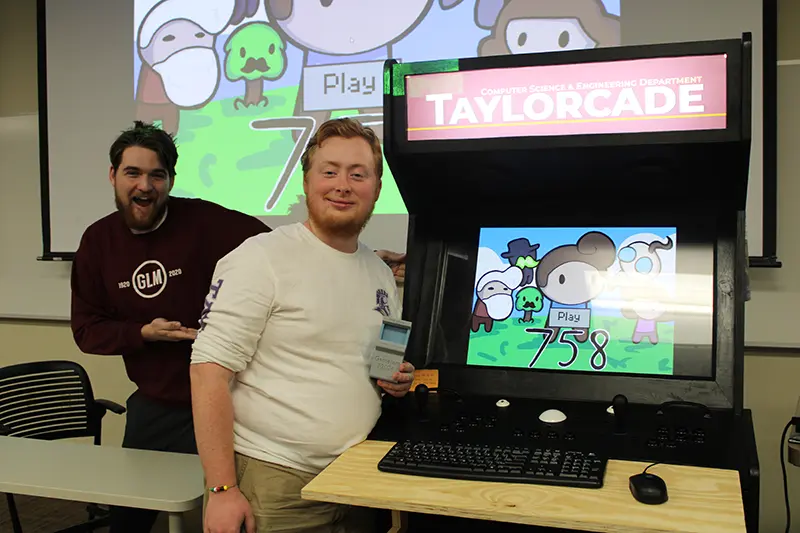 students post at the Taylorcade