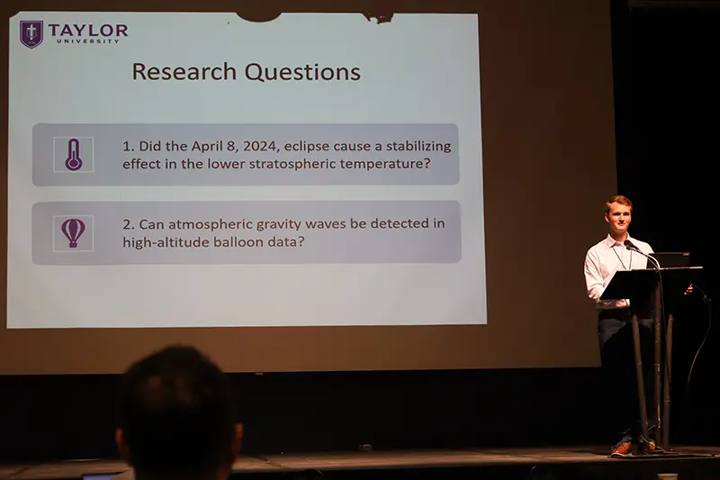 Ian Oatis presents reasearch